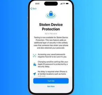 鹿寨苹果授权维修店分享被盗设备保护功能开启方法 
