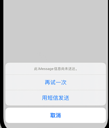 鹿寨apple维修iPhone上无法正常发送iMessage信息