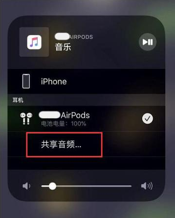 鹿寨苹果14音频维修点分享iPhone14音频共享设置方法 