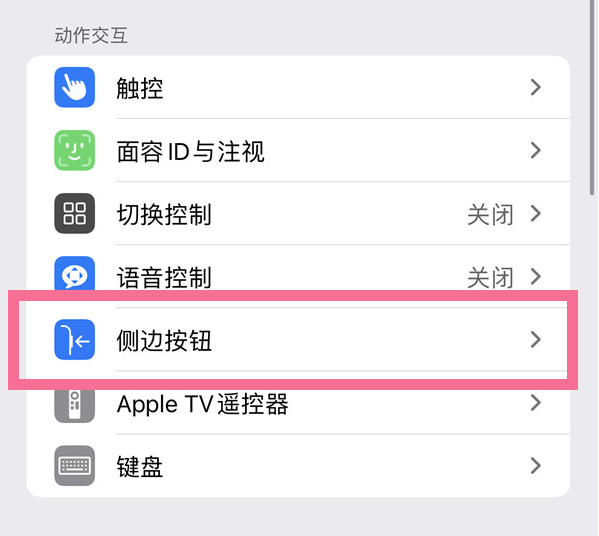 鹿寨苹果14维修店分享iPhone14 Plus侧键双击下载功能关闭方法 