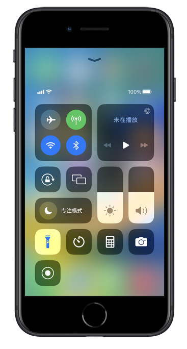 鹿寨苹果14维修分享苹果iPhone 14 Pro手电筒开启方法 