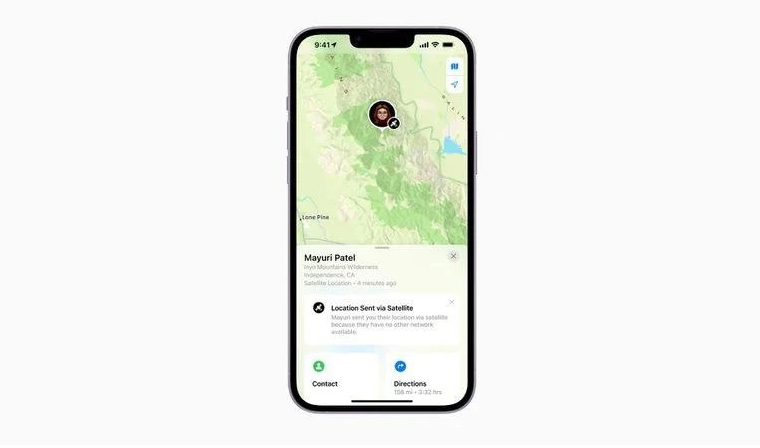 鹿寨苹果14维修分享iPhone14系列中 FindMy功能通过卫星分享位置方法教程 