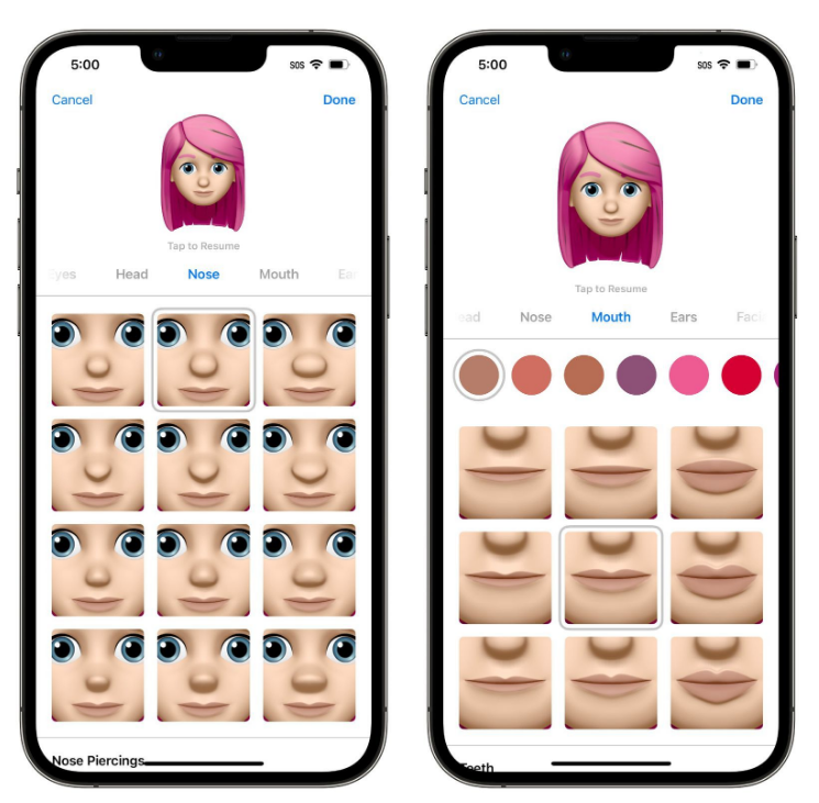 鹿寨苹果手机维修分享​iOS 16中的拟我表情有了哪些变化和升级 